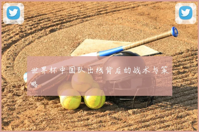 世界杯中国队出线背后的战术与策略